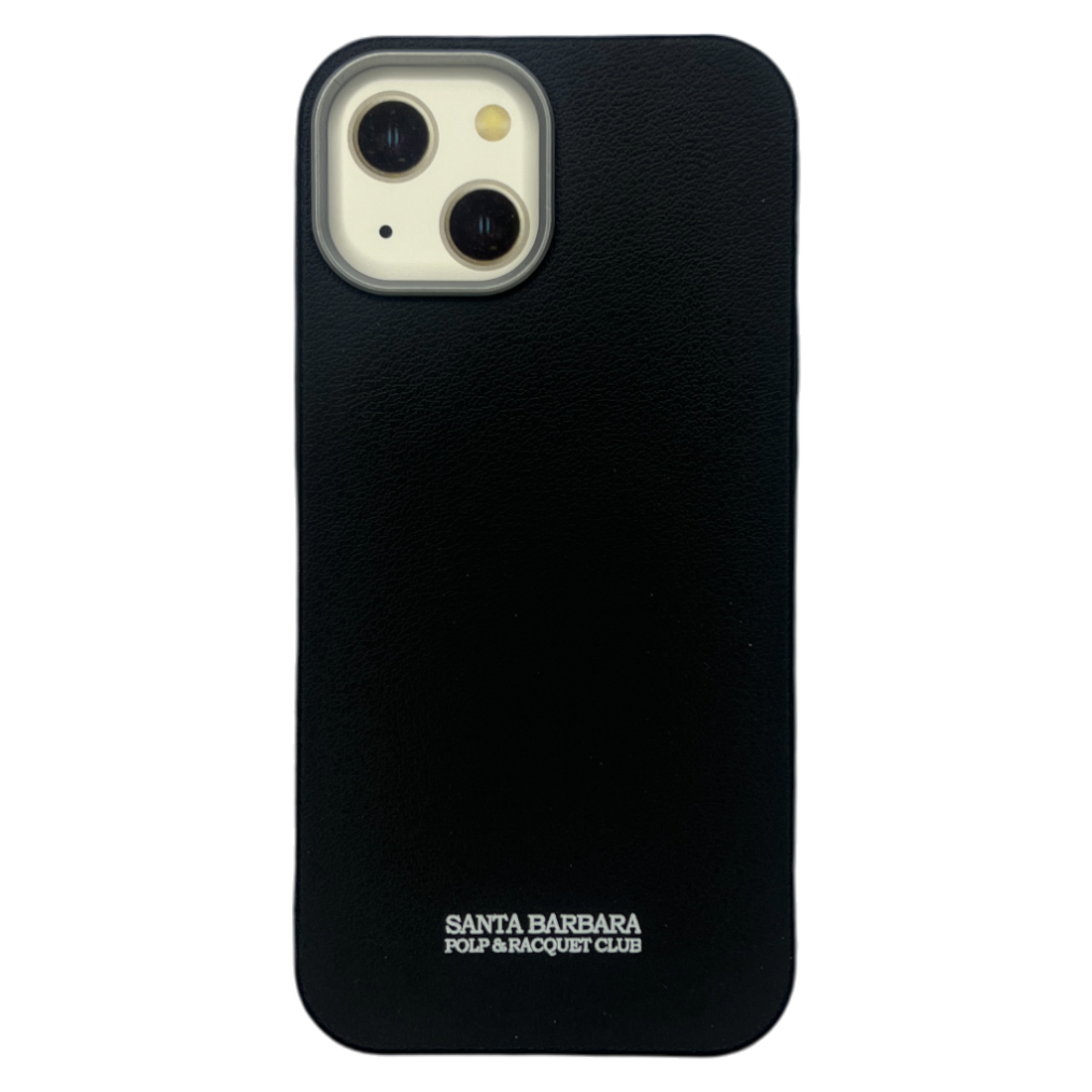 Iphone 15 - Black Leather Shield Case