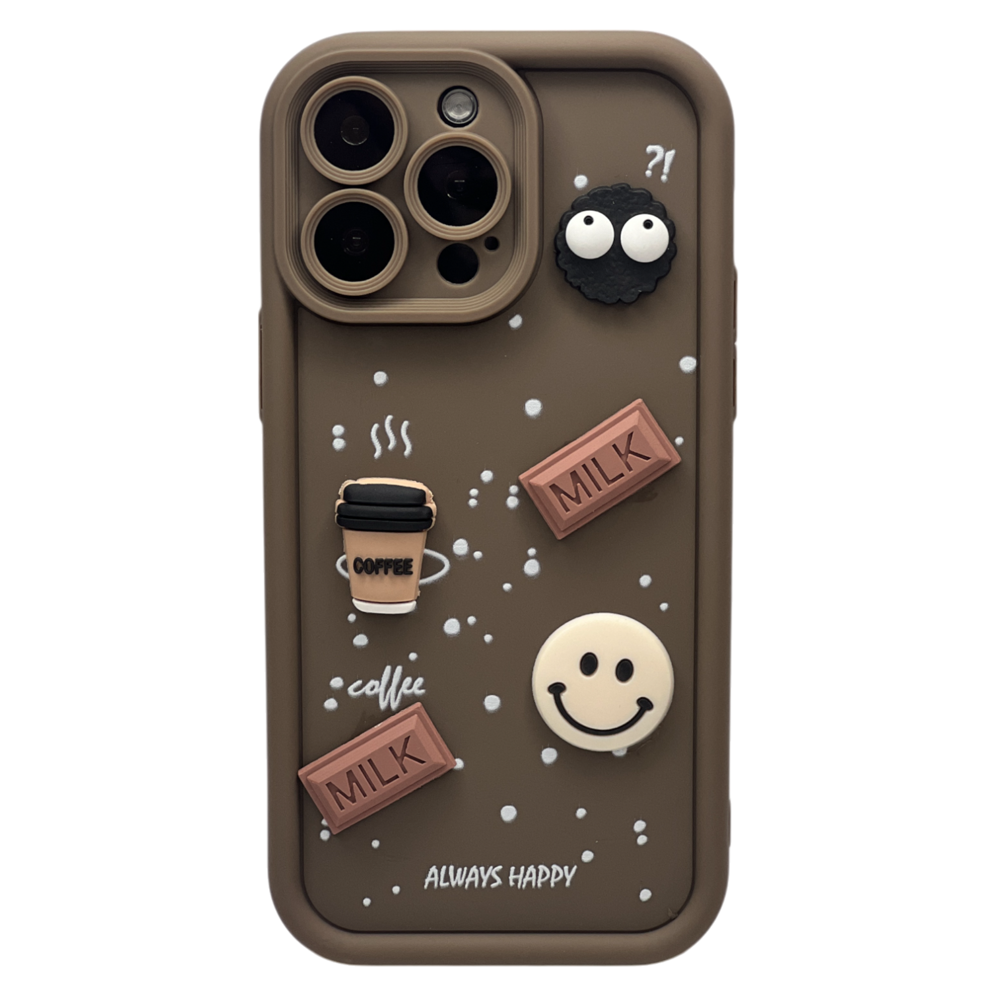 Iphone 14 Pro Max - Coffee Design Case