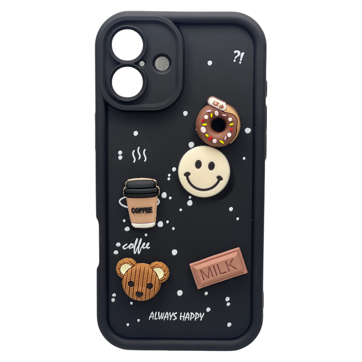 Iphone 16 Plus - Coffee Design Case