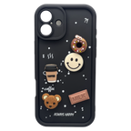 Iphone 16 Plus - Coffee Design Case