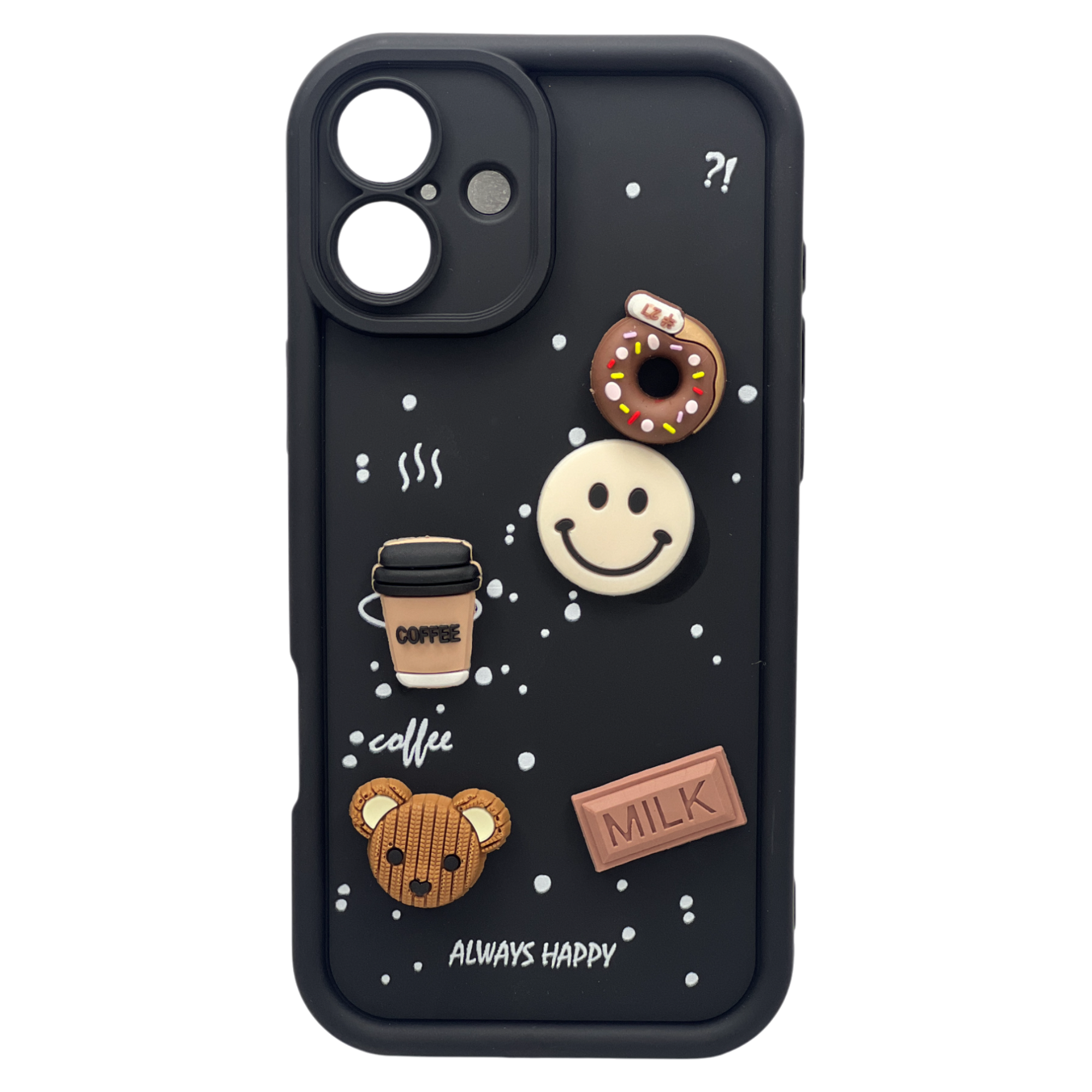 Iphone 16 Plus - Coffee Design Case