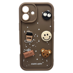 Iphone 16 Plus - Coffee Design Case