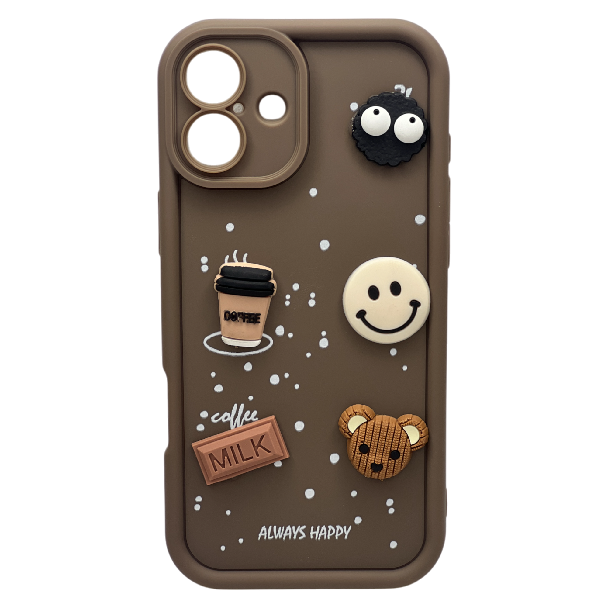 Iphone 16 Plus - Coffee Design Case